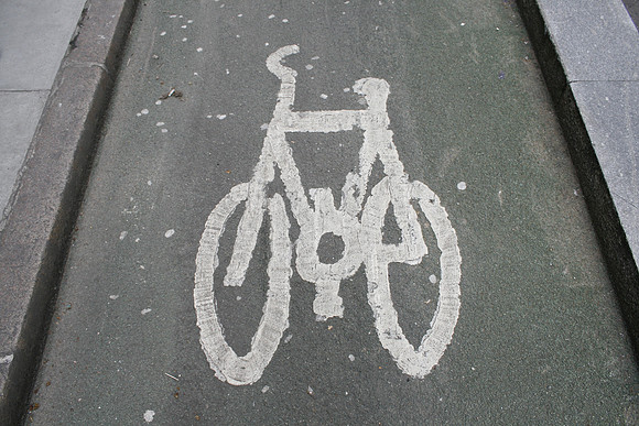 Bike Lane in London, England