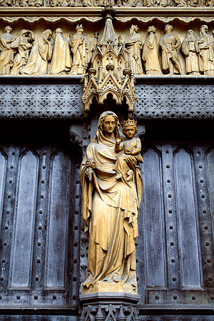 Westminster Abbey, Detail, London, England