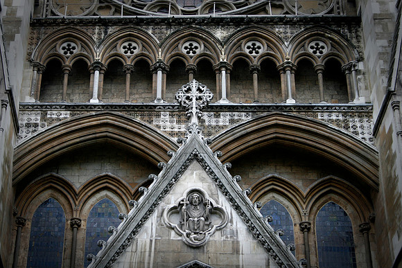 Westminster Abbey, Detail, London, England