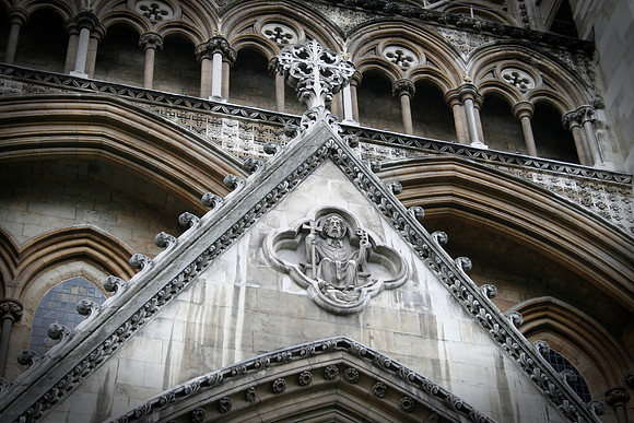 Westminster Abbey, Detail, London, England