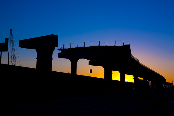 Highway Construction, San Antonio, Texas