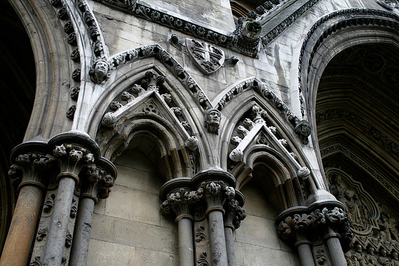 Westminster Abbey, Detail, London, England